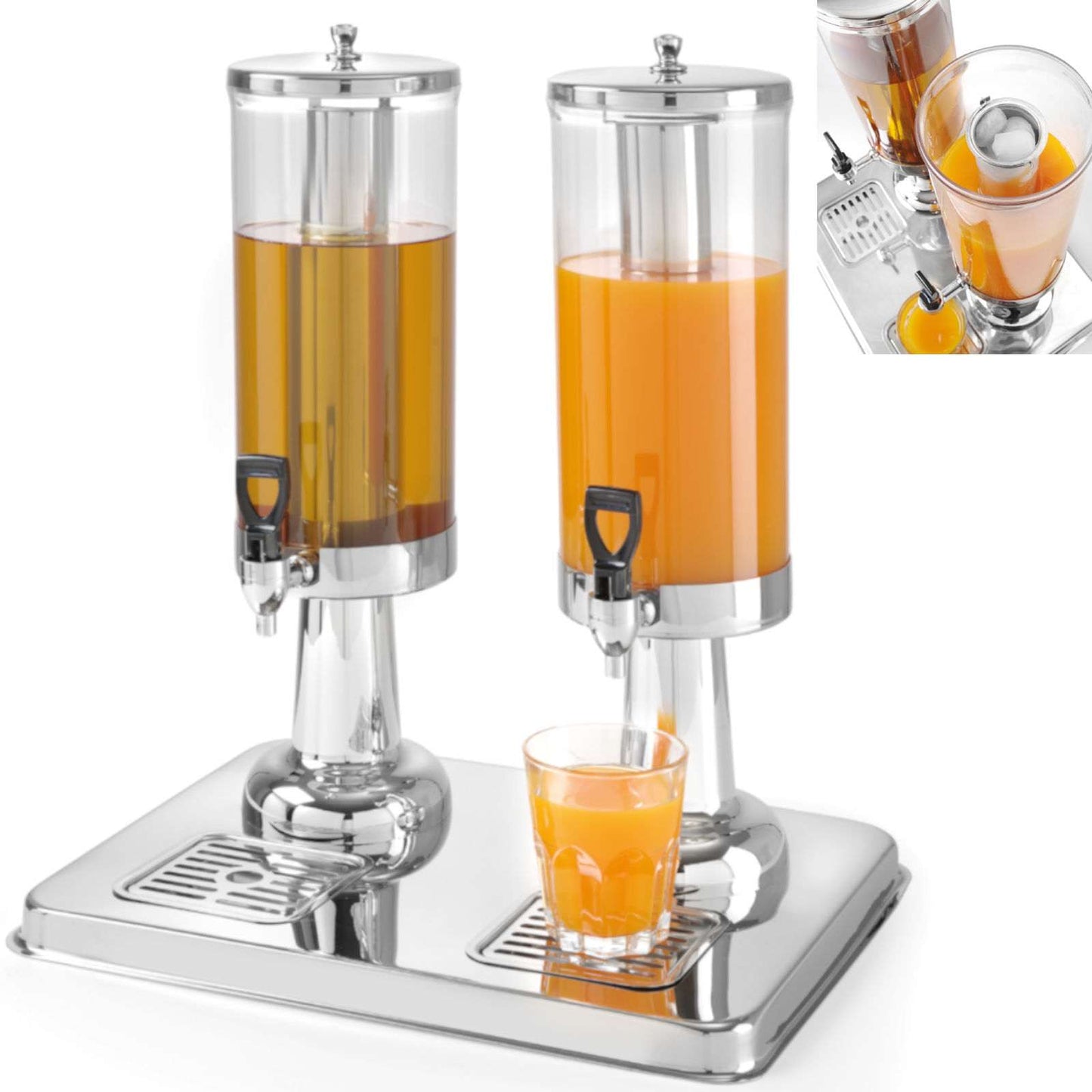 Beverage Dispensers – Double dispenser for juices, cooled drinks, 2 - Carlat