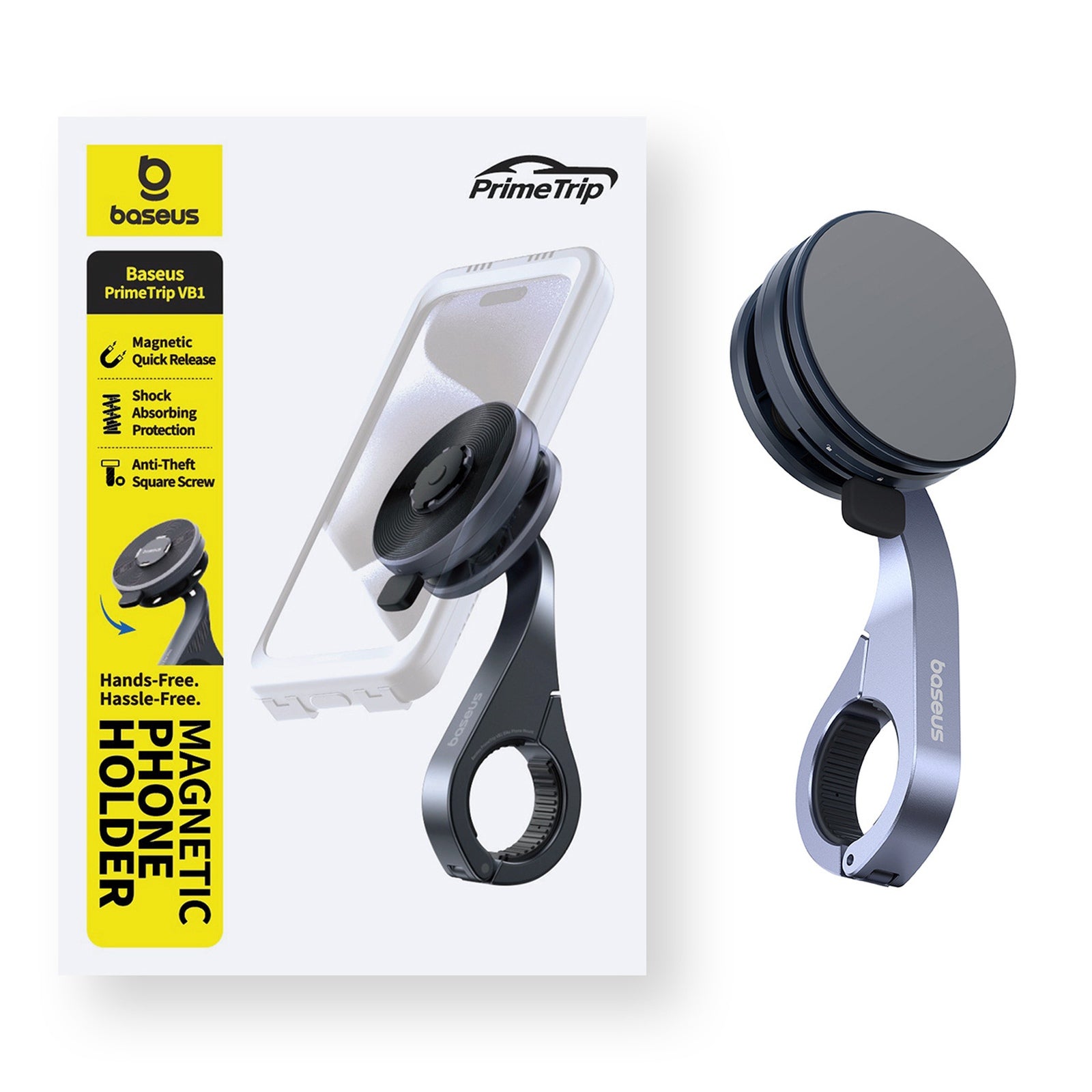 Bicycle Accessories – Magnetic bicycle phone holder mounted on the - Carlat