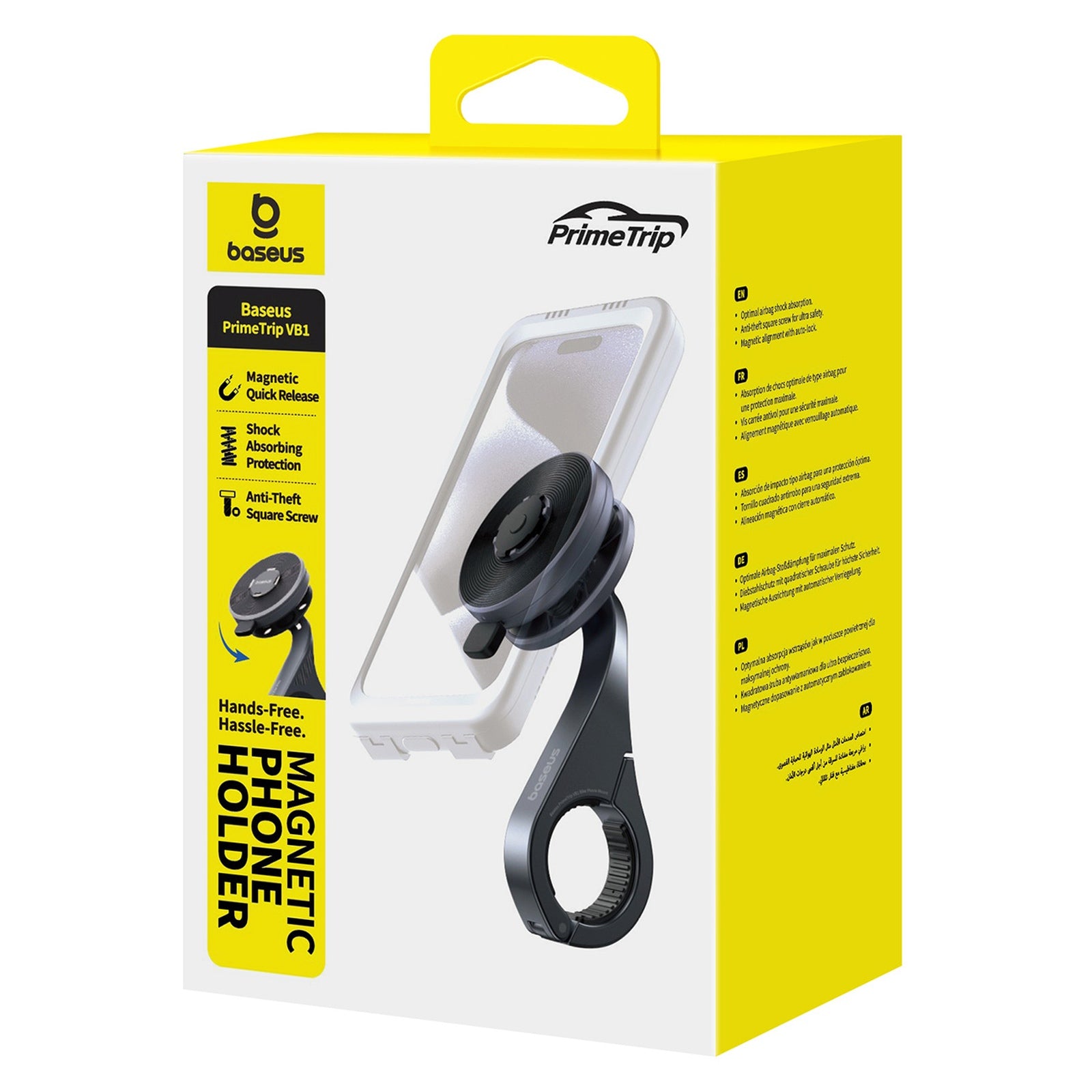 Bicycle Accessories – Magnetic bicycle phone holder mounted on the - Carlat