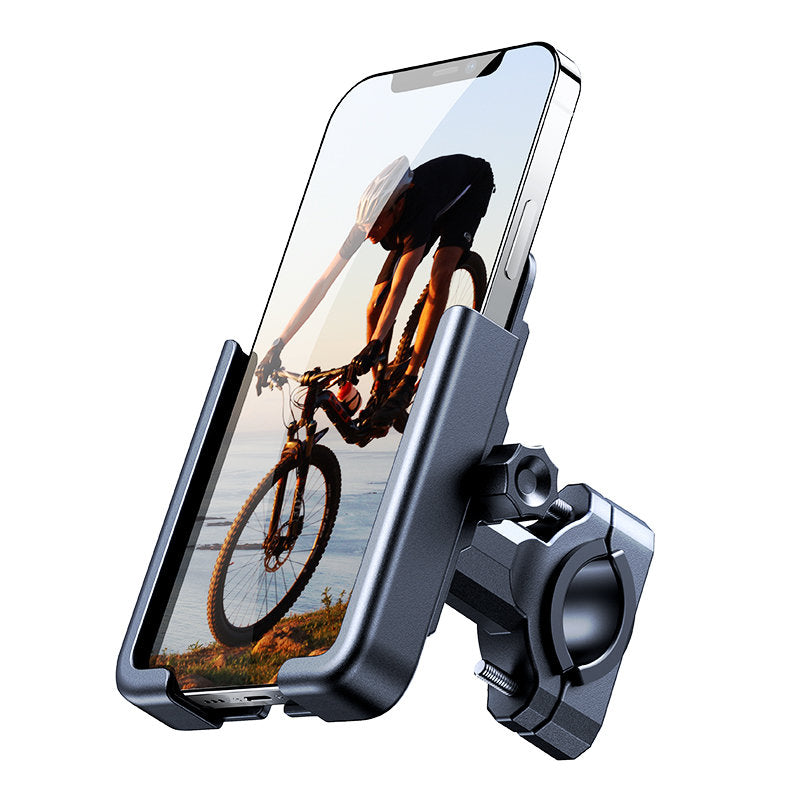 Bicycle Accessories – Metal bike phone holder. scooters black - Carlat