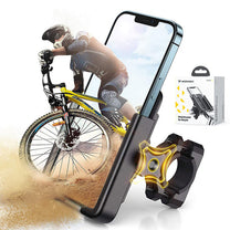 Bicycle Accessories – Metal bike phone holder. scooters black - Carlat