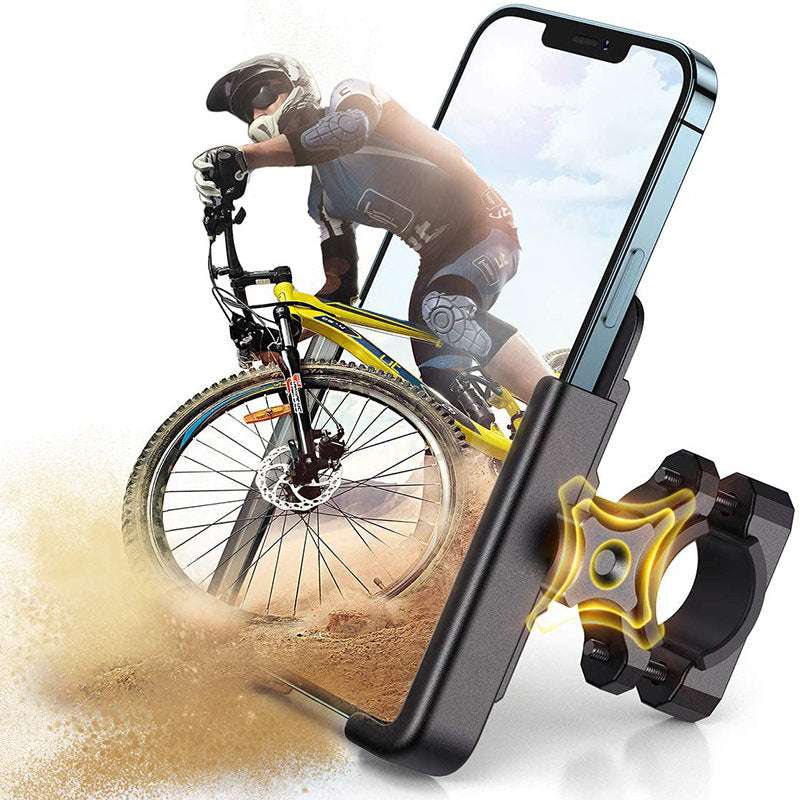 Bicycle Accessories – Metal bike phone holder. scooters black - Carlat