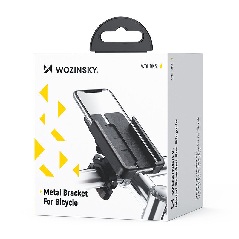 Bicycle Accessories – Metal bike phone holder. scooters black - Carlat