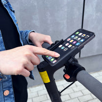 Bicycle Accessories – Metal bike phone holder. scooters black - Carlat