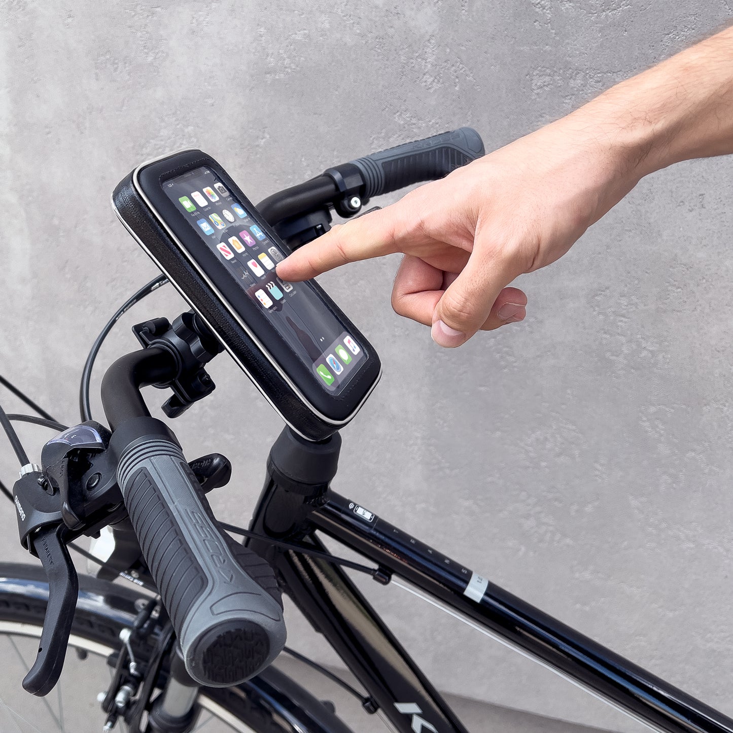 Bicycle Accessories – Phone case with handlebar holder for bicycle, - Carlat