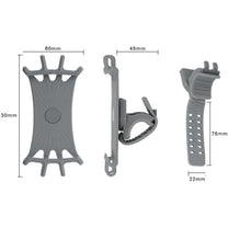 Bicycle Accessories – Swivel silicone bicycle phone holder with detachable - Carlat