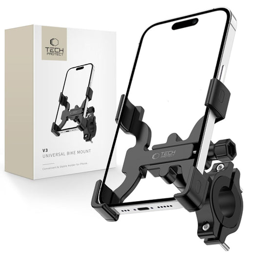 Bicycle Accessories – V3 handlebar smartphone holder - black - Carlat