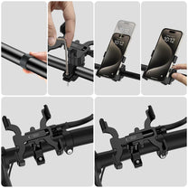 Bicycle Accessories – V3 handlebar smartphone holder - black - Carlat