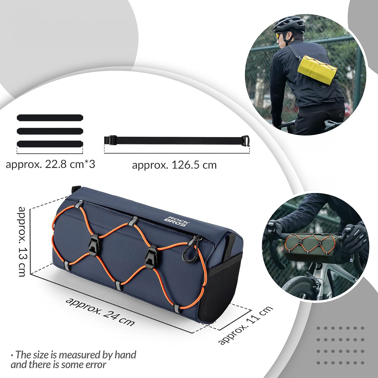 Bicycle Bags & Panniers – Bicycle bag attached to handlebars - Carlat