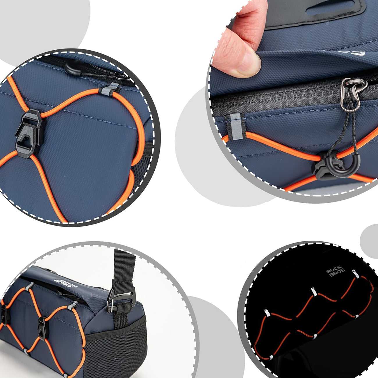 Bicycle Bags & Panniers – Bicycle bag attached to handlebars - Carlat