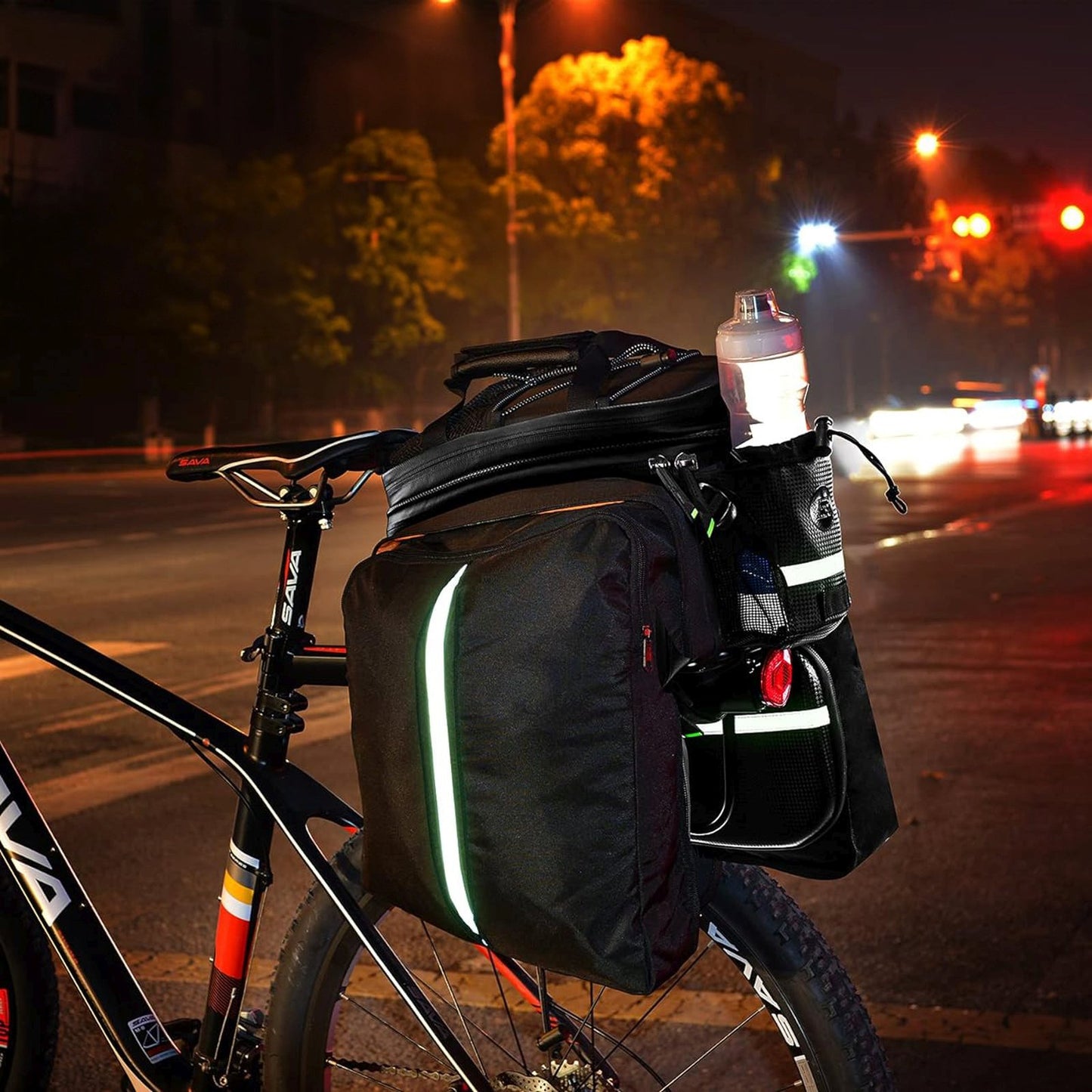 Bicycle Bags & Panniers – Bicycle bag with foldable trunk - Carlat