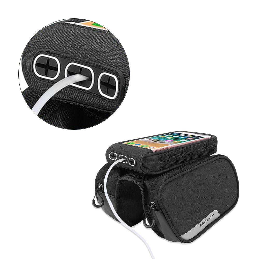 Bicycle Bags & Panniers – Bicycle frame bag + detachable - Carlat