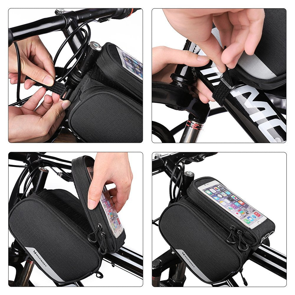 Bicycle Bags & Panniers – Bicycle frame bag + detachable - Carlat