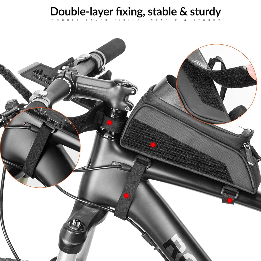 Bicycle Bags & Panniers – Bicycle frame bag with a - Carlat
