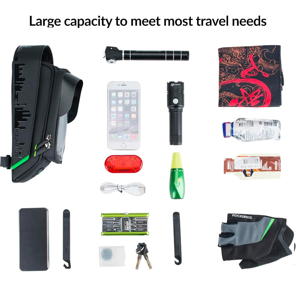 Bicycle Bags & Panniers – Bicycle frame bag with a - Carlat