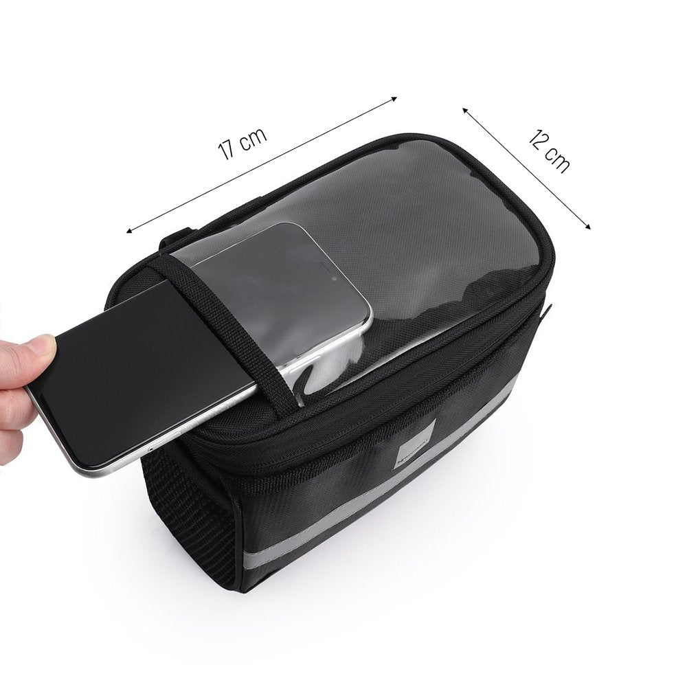 Bicycle Bags & Panniers – Bicycle handlebar bag with phone - Carlat