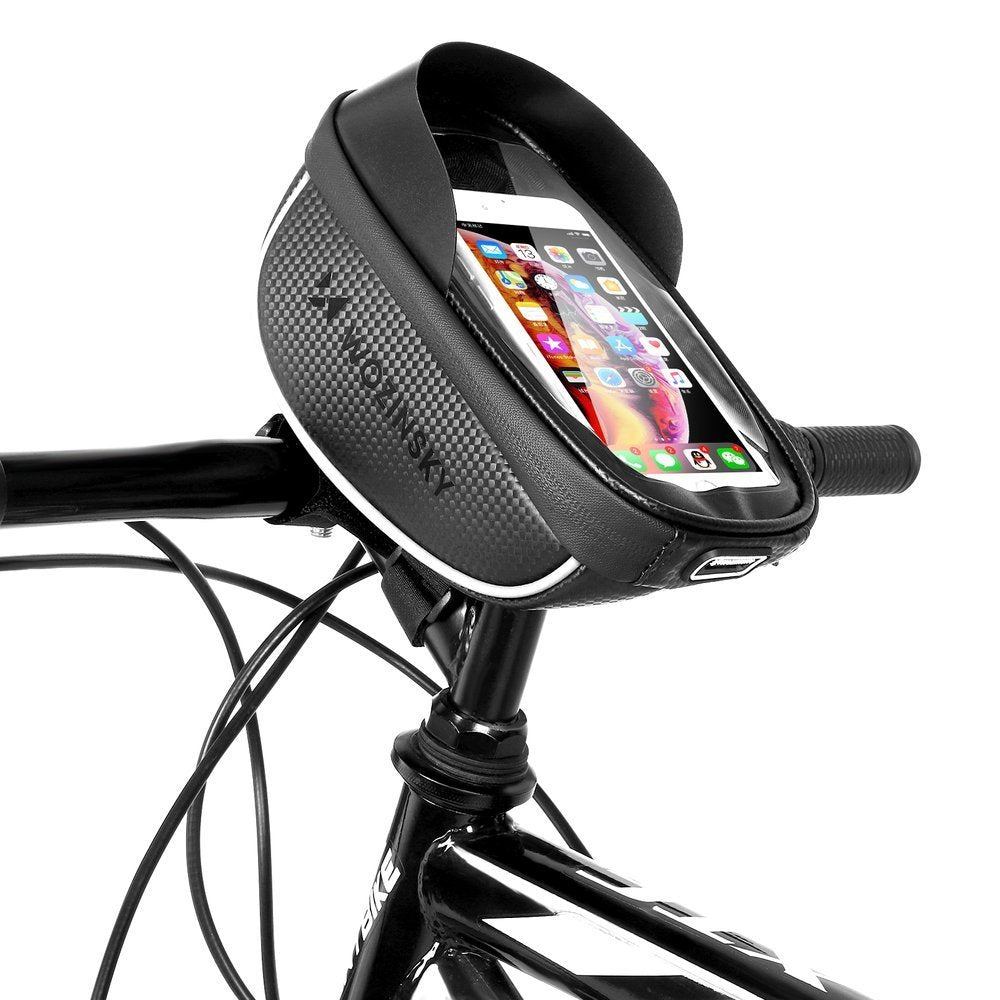 Bicycle Bags & Panniers – Bicycle handlebar bag with phone - Carlat