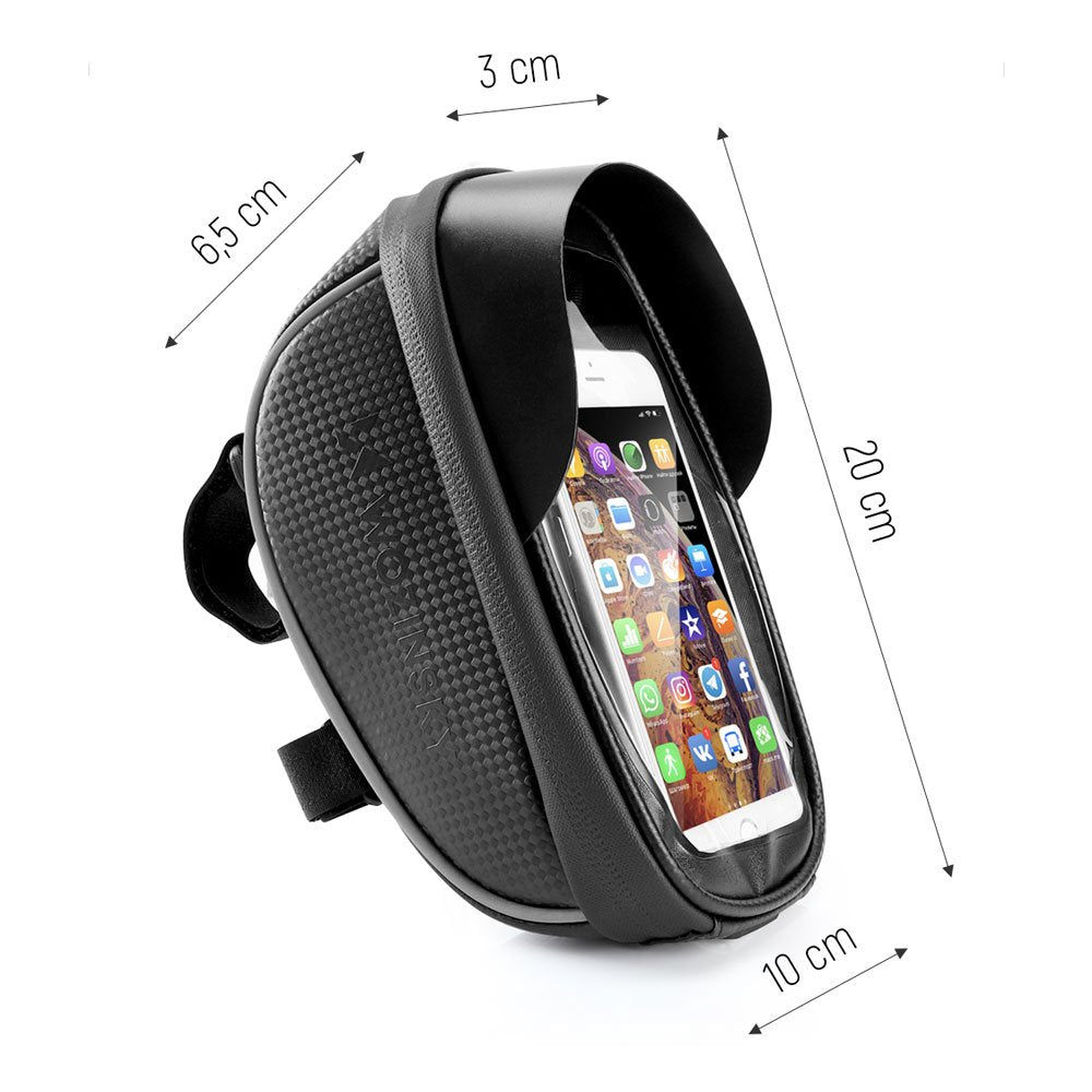 Bicycle Bags & Panniers – Bicycle handlebar bag with phone - Carlat
