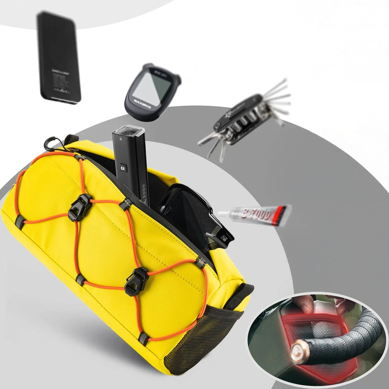 Bicycle Bags & Panniers – Bicycle handlebar bag with strap - Carlat