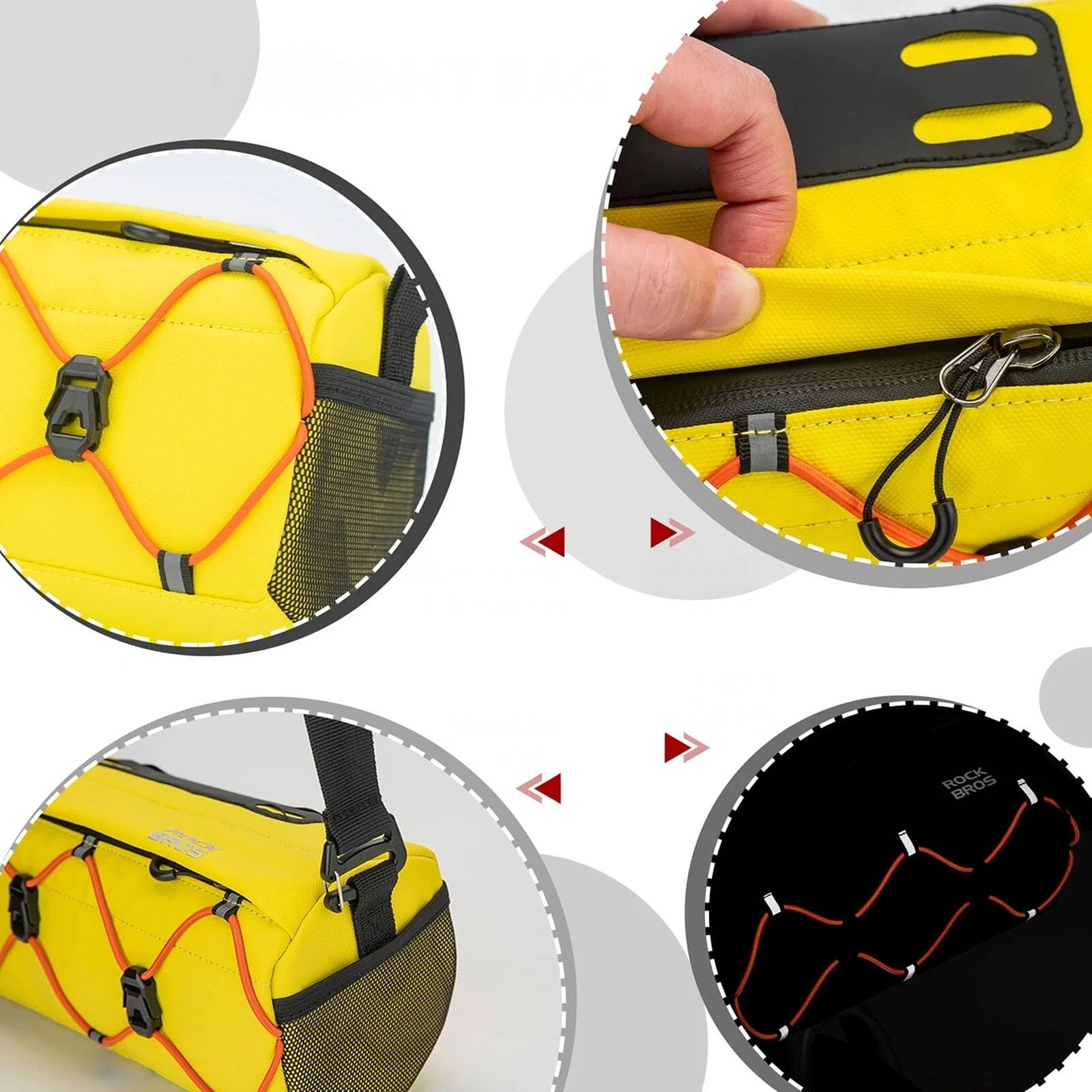 Bicycle Bags & Panniers – Bicycle handlebar bag with strap - Carlat