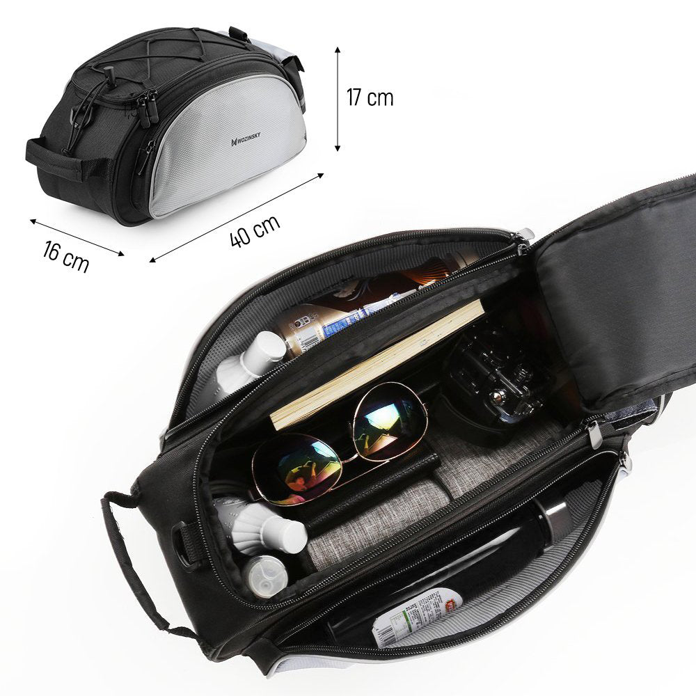 Bicycle Bags & Panniers – Bicycle trunk bag with shoulder - Carlat