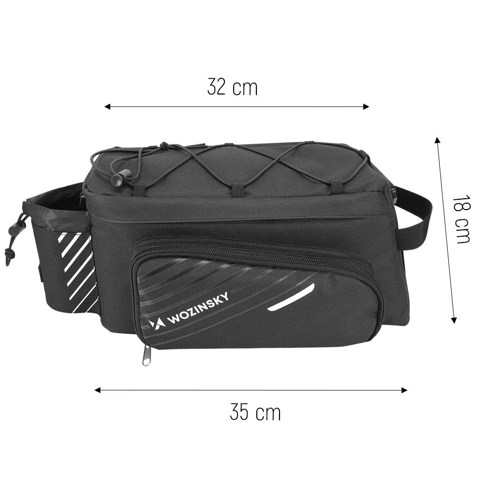 Bicycle Bags & Panniers – Bicycle trunk bag with shoulder - Carlat