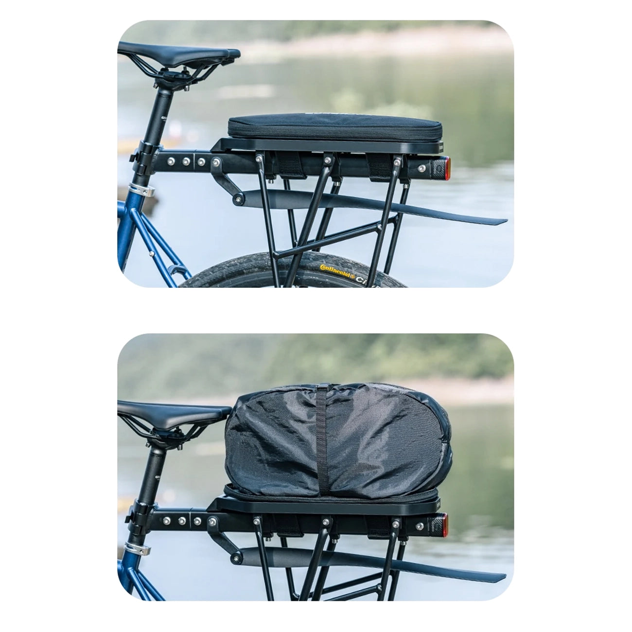 Bicycle Bags & Panniers – Foldable bicycle trunk bag with - Carlat