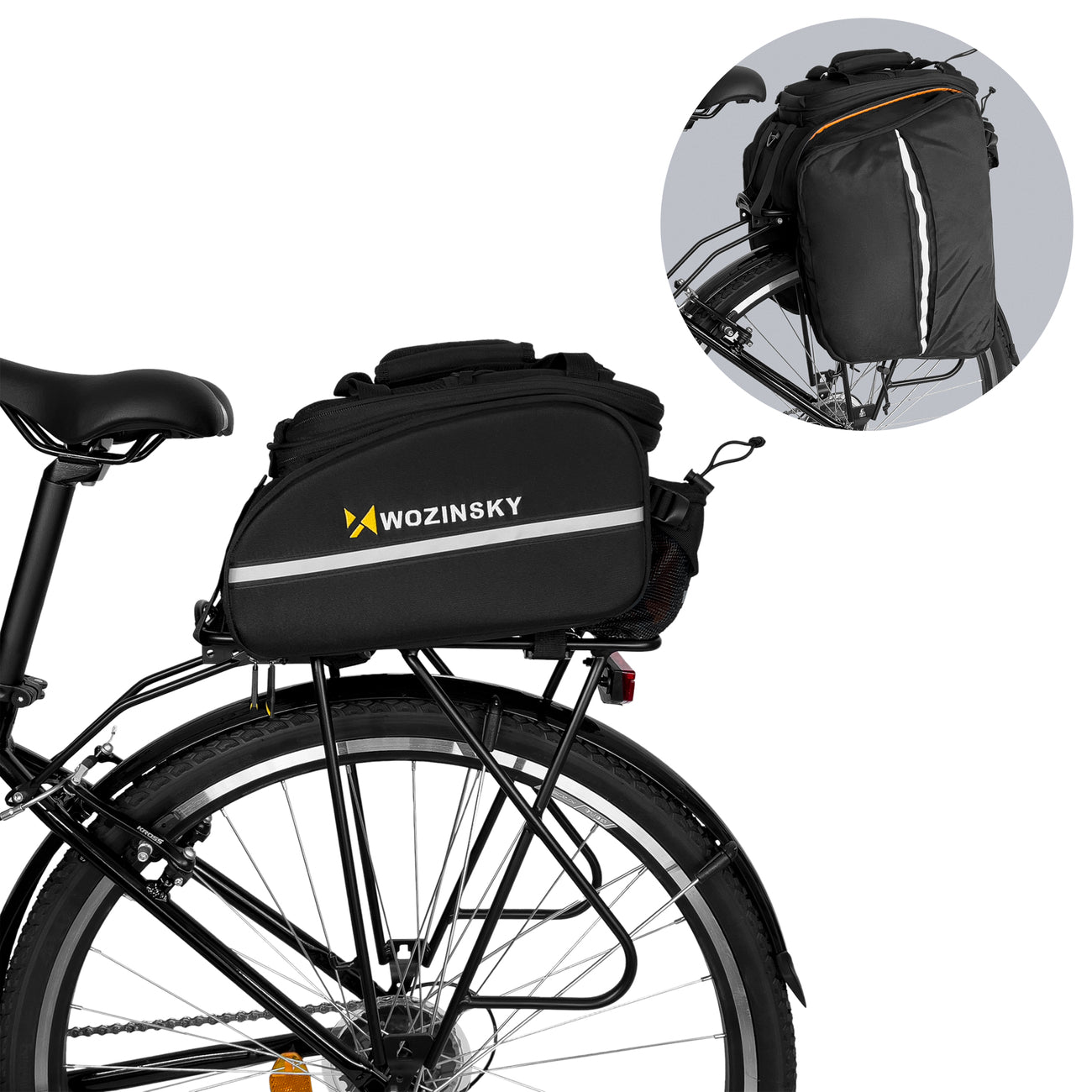 Bicycle Bags & Panniers – Large bicycle trunk bag 35l - Carlat