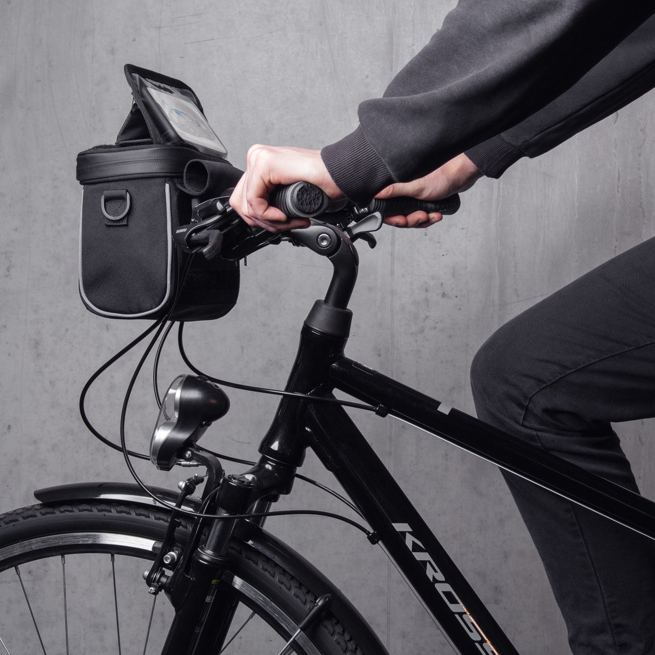 Bicycle Bags & Panniers – Navigation handlebar bag with shoulder - Carlat