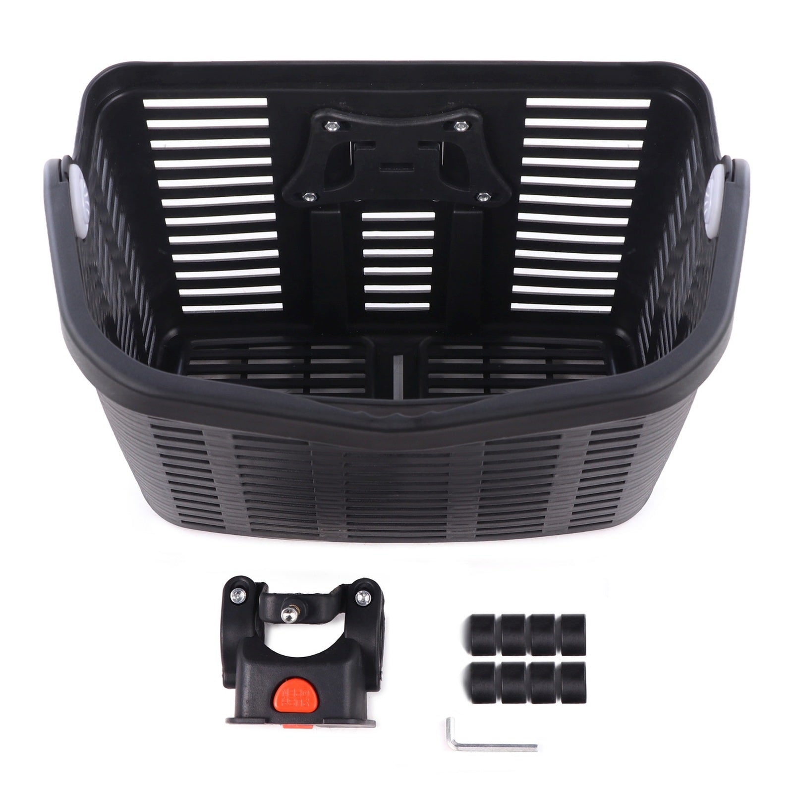 Bicycle Bags & Panniers – Plastic bicycle basket with handlebars - Carlat