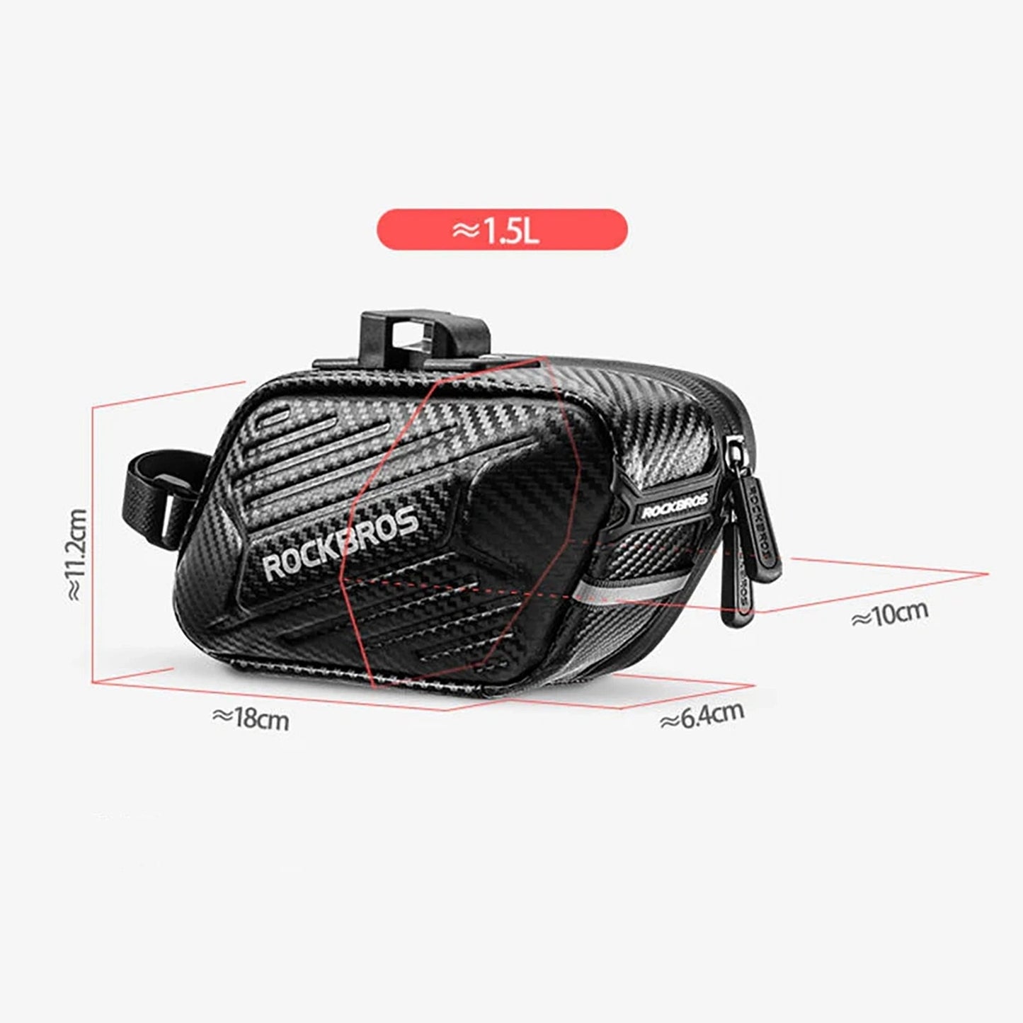 Bicycle Bags & Panniers – Rigid bicycle saddle bag 1.5L - Carlat
