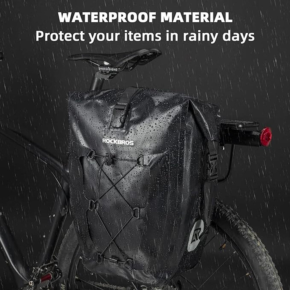 Bicycle Bags & Panniers – Waterproof, adjustable bicycle bag, 25-32L, - Carlat