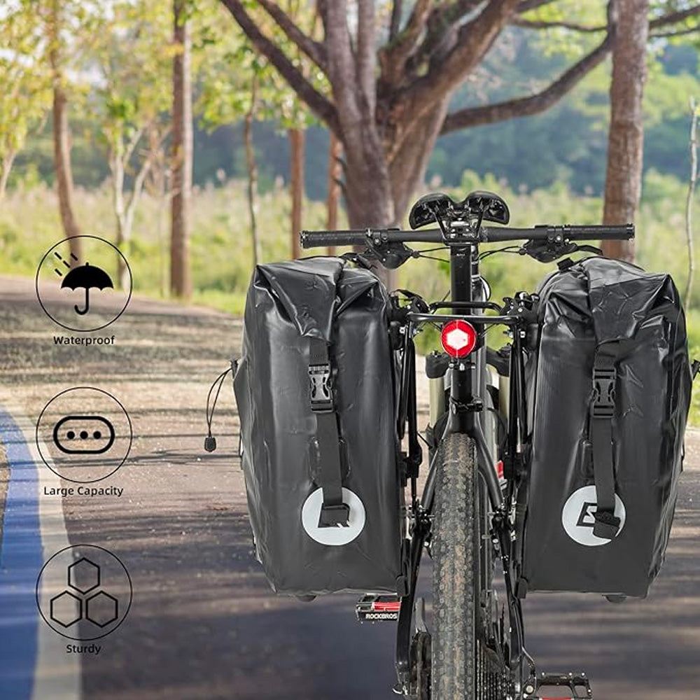 Bicycle Bags & Panniers – Waterproof, adjustable bicycle bag, 25-32L, - Carlat