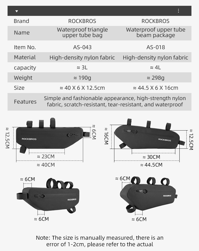 Bicycle Bags & Panniers – Waterproof bicycle bag attached with - Carlat