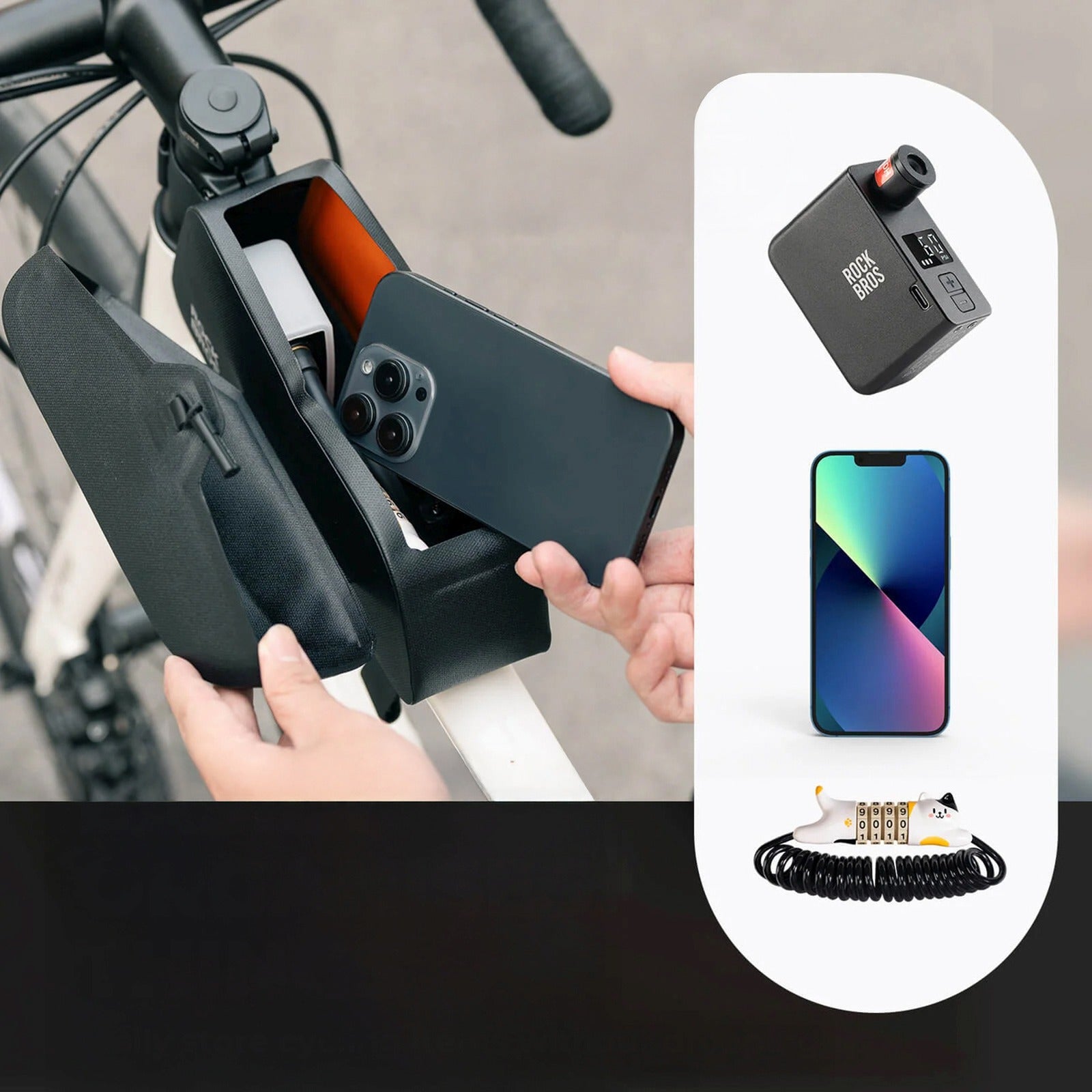 Bicycle Bags & Panniers – Waterproof bicycle frame bag with - Carlat