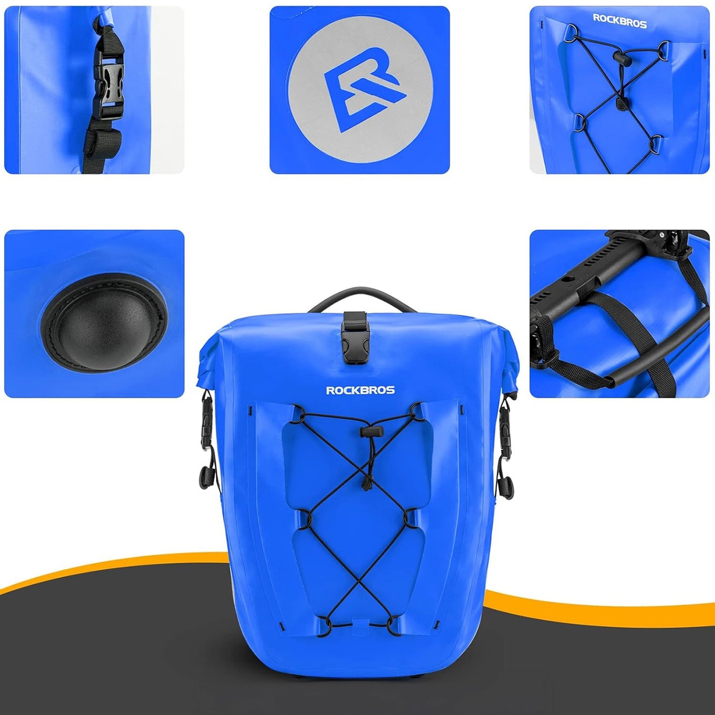 Bicycle Bags & Panniers – Waterproof bicycle pannier bag 25-32L - Carlat