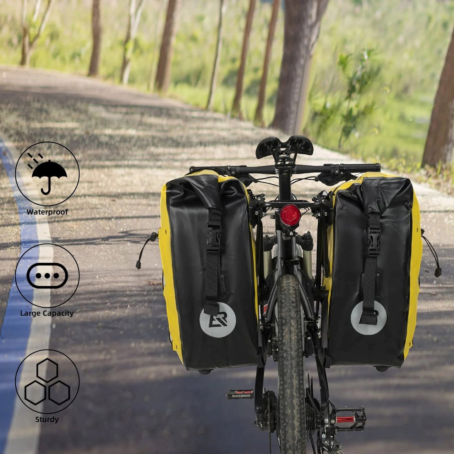 Bicycle Bags & Panniers – Waterproof bicycle pannier bag 25-32L - Carlat