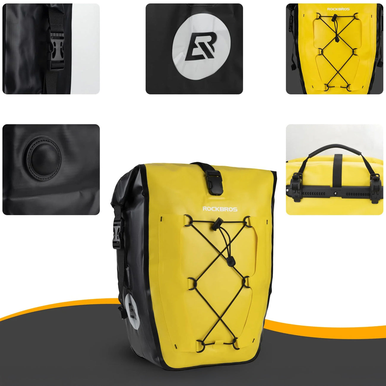 Bicycle Bags & Panniers – Waterproof bicycle pannier bag 25-32L - Carlat
