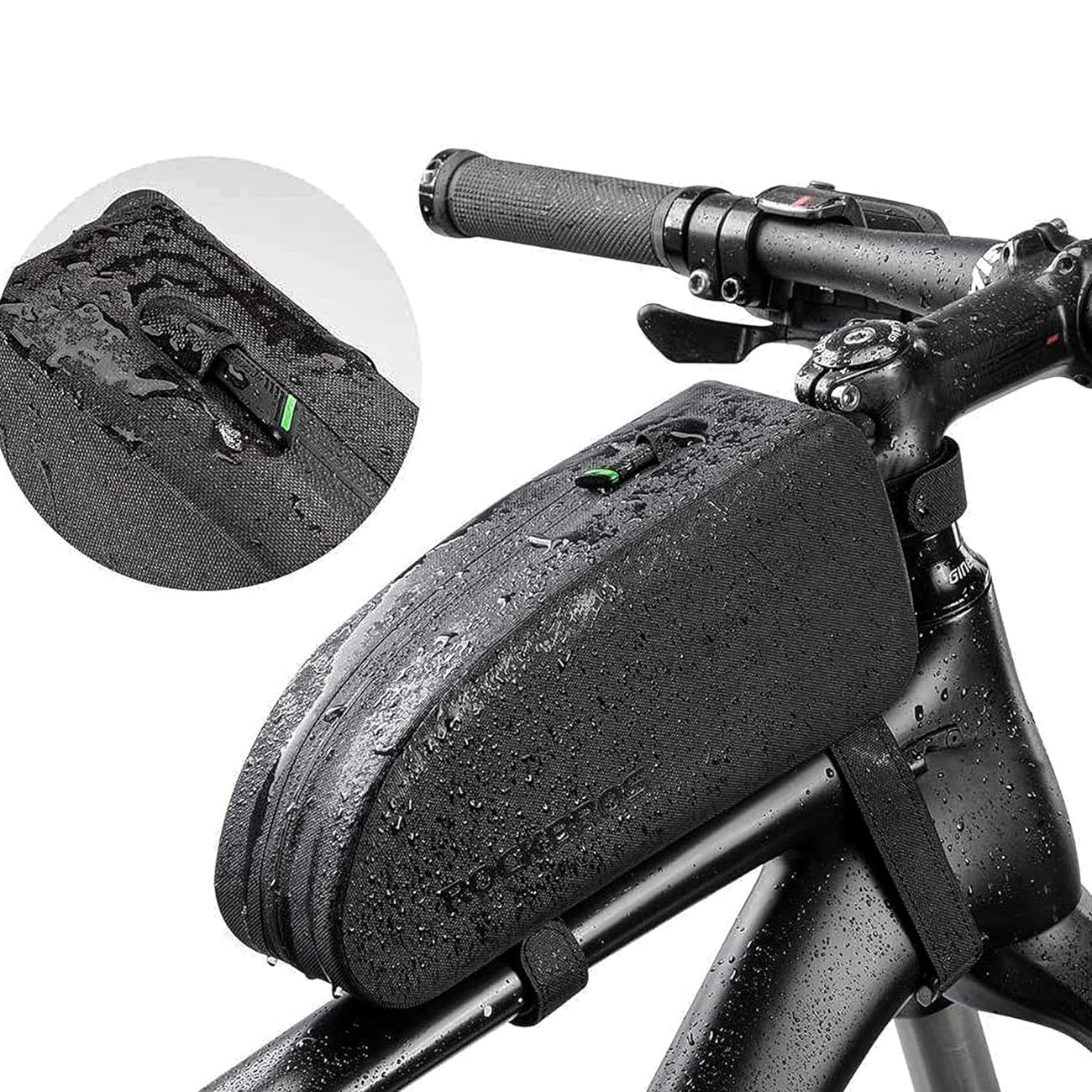 Bicycle Bags & Panniers – Waterproof frame-mounted bicycle bag 1.5l - Carlat