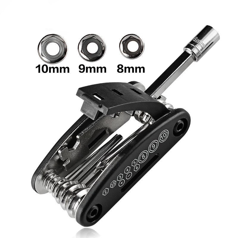 Bicycle Parts – 16in1 MultiTool for bicycle repair - black - Carlat