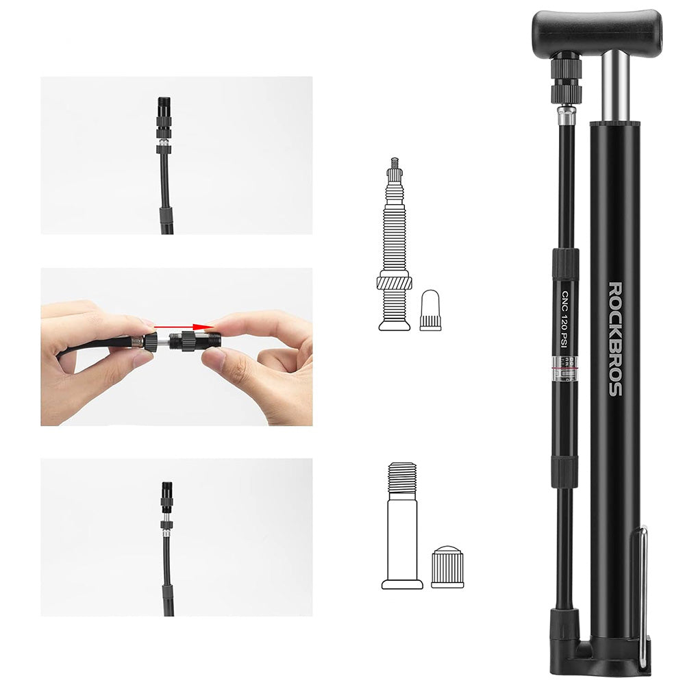 Bicycle Parts – 8 bar floor bicycle and ball pump - Carlat