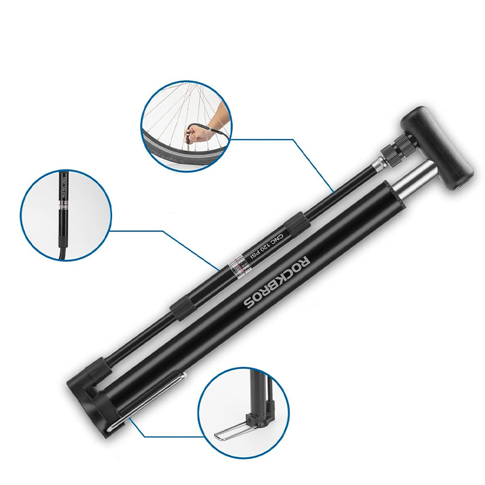 Bicycle Parts – 8 bar floor bicycle and ball pump - Carlat