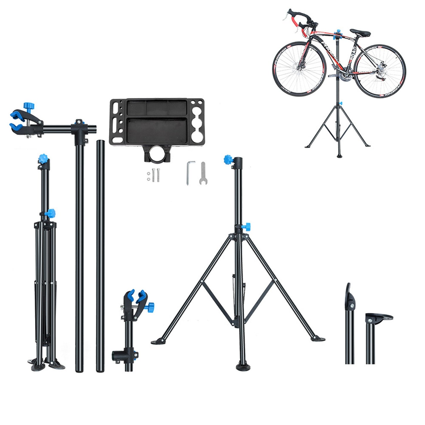 Bicycle Parts – Adjustable floor service stand for 30 kg - Carlat