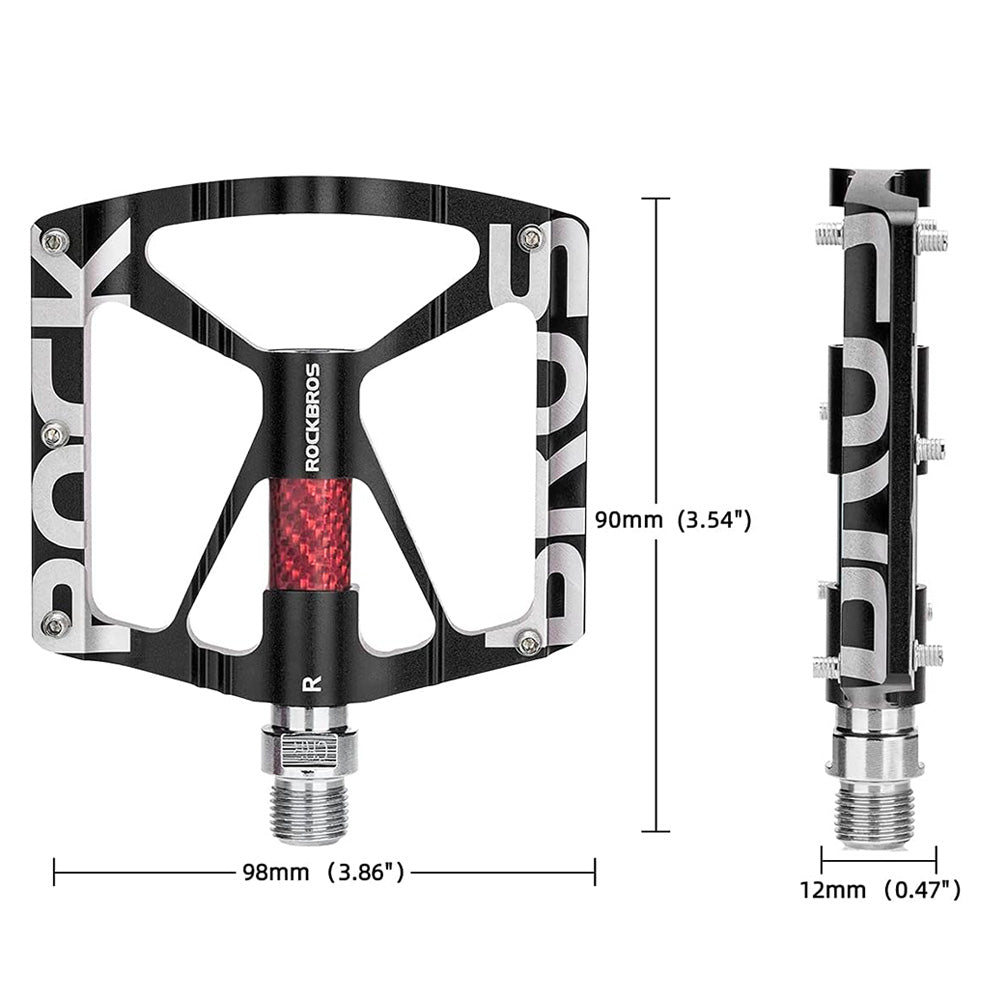 Bicycle Parts – Aluminum alloy MTB platform bicycle pedal set - Carlat