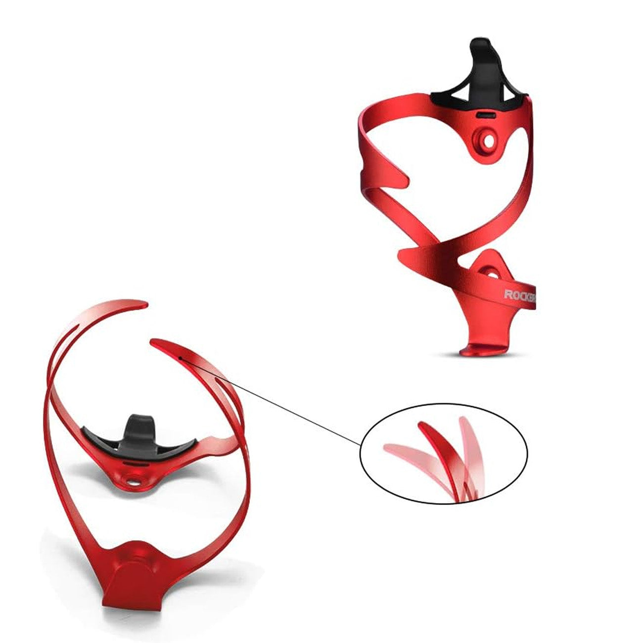 Bicycle Parts – Aluminum bicycle bottle holder - red - Carlat