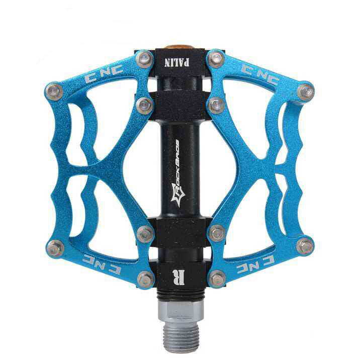 Bicycle Parts – Anti-slip MTB bicycle pedal set, blue - Carlat