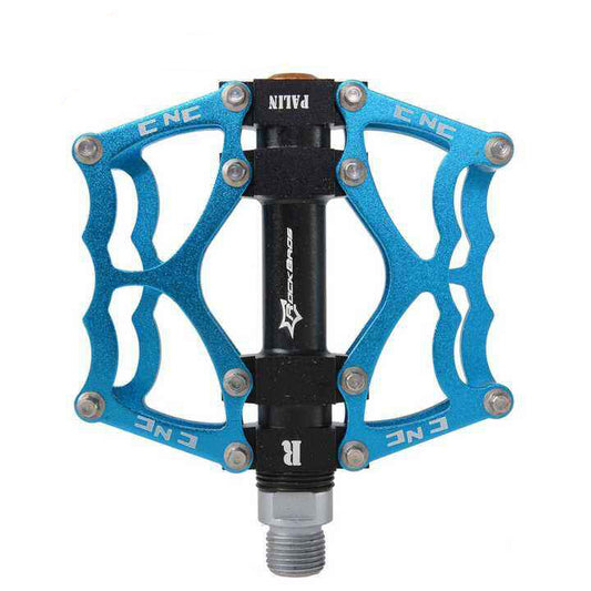 Bicycle Parts – Anti-slip MTB bicycle pedal set, blue - Carlat