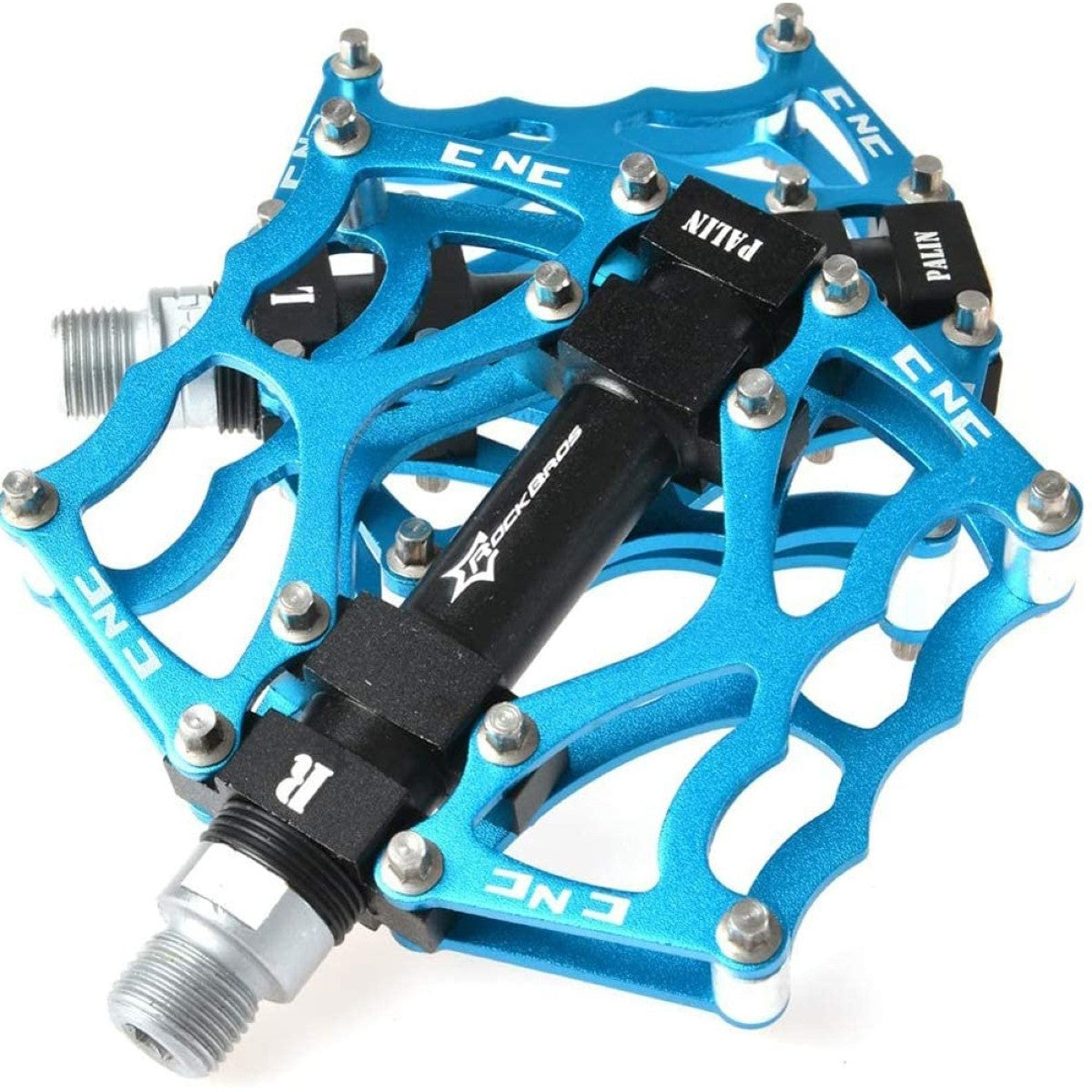 Bicycle Parts – Anti-slip MTB bicycle pedal set, blue - Carlat