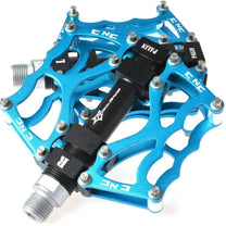 Bicycle Parts – Anti-slip MTB bicycle pedal set, blue - Carlat