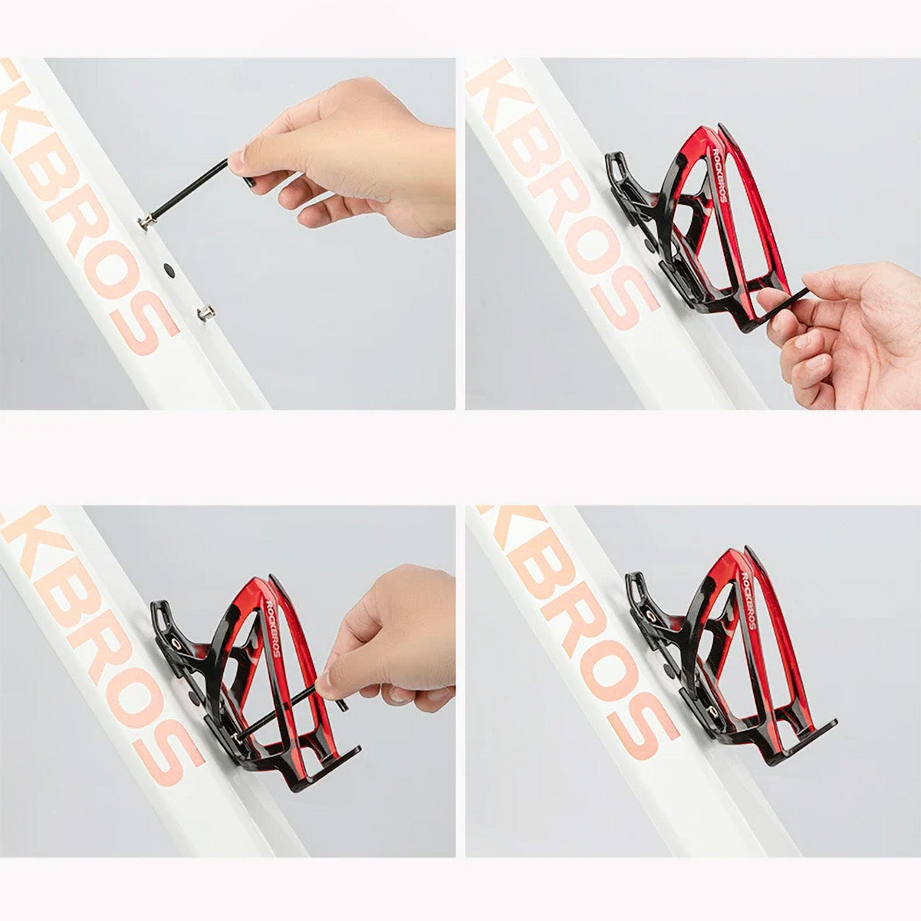 Bicycle Parts – Bicycle bottle holder - black and red - Carlat